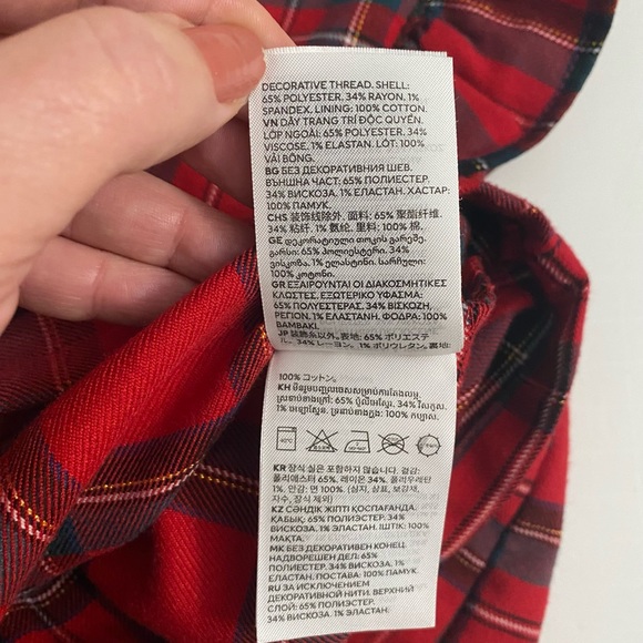 H&M Toddler Baby Girl Plaid Holiday Ruffled Dress - Picture 10 of 10